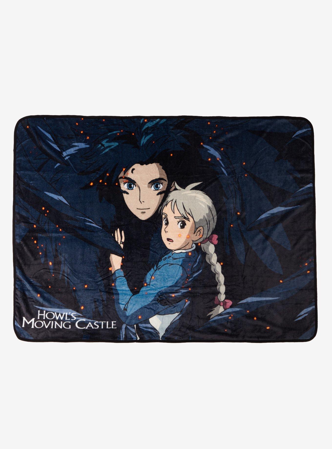 Studio Ghibli Howl's Moving Castle Movie Poster Throw - BoxLunch Exclusive, , hi-res