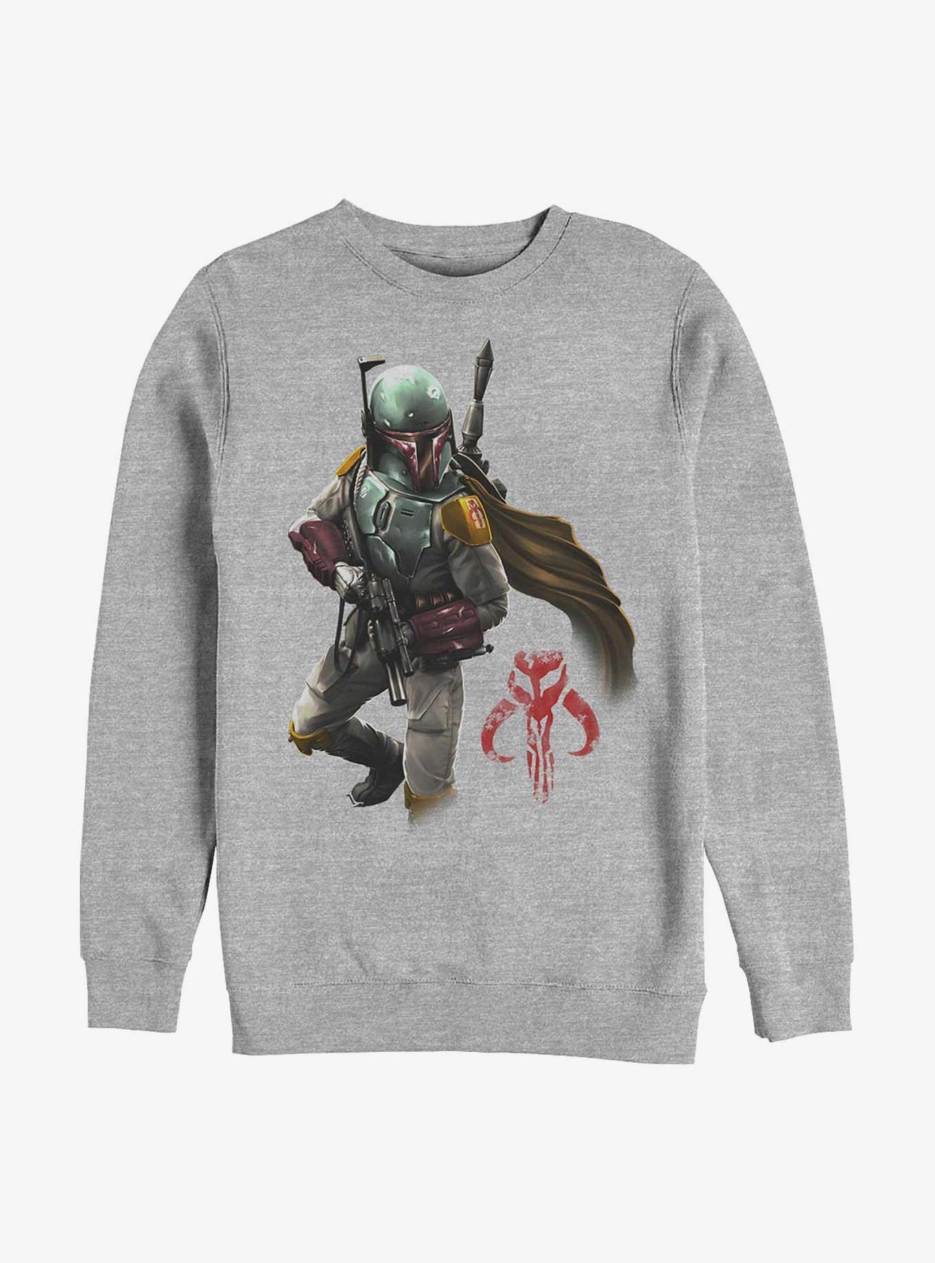 Star Wars Mandalorian Warrior Boba Fett Sweatshirt, , hi-res