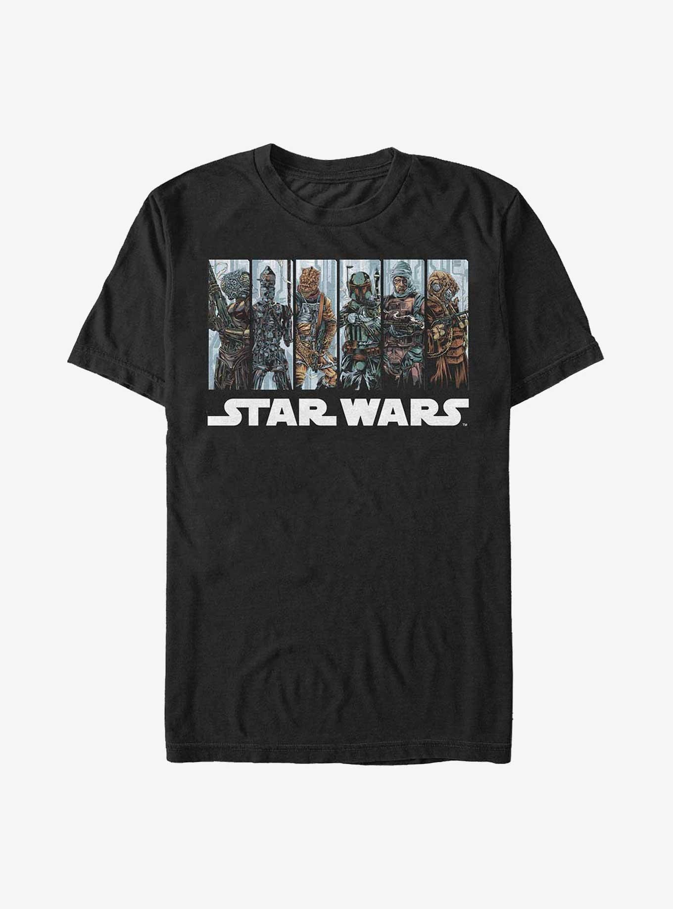 Star wars bounty hunter t sale shirt