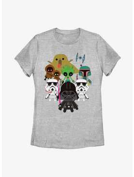 Star Wars All Villains Kawaii Womens T-Shirt, , hi-res