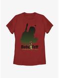 Star Wars Boba Fett Shadow Mimic Womens T-Shirt, RED, hi-res