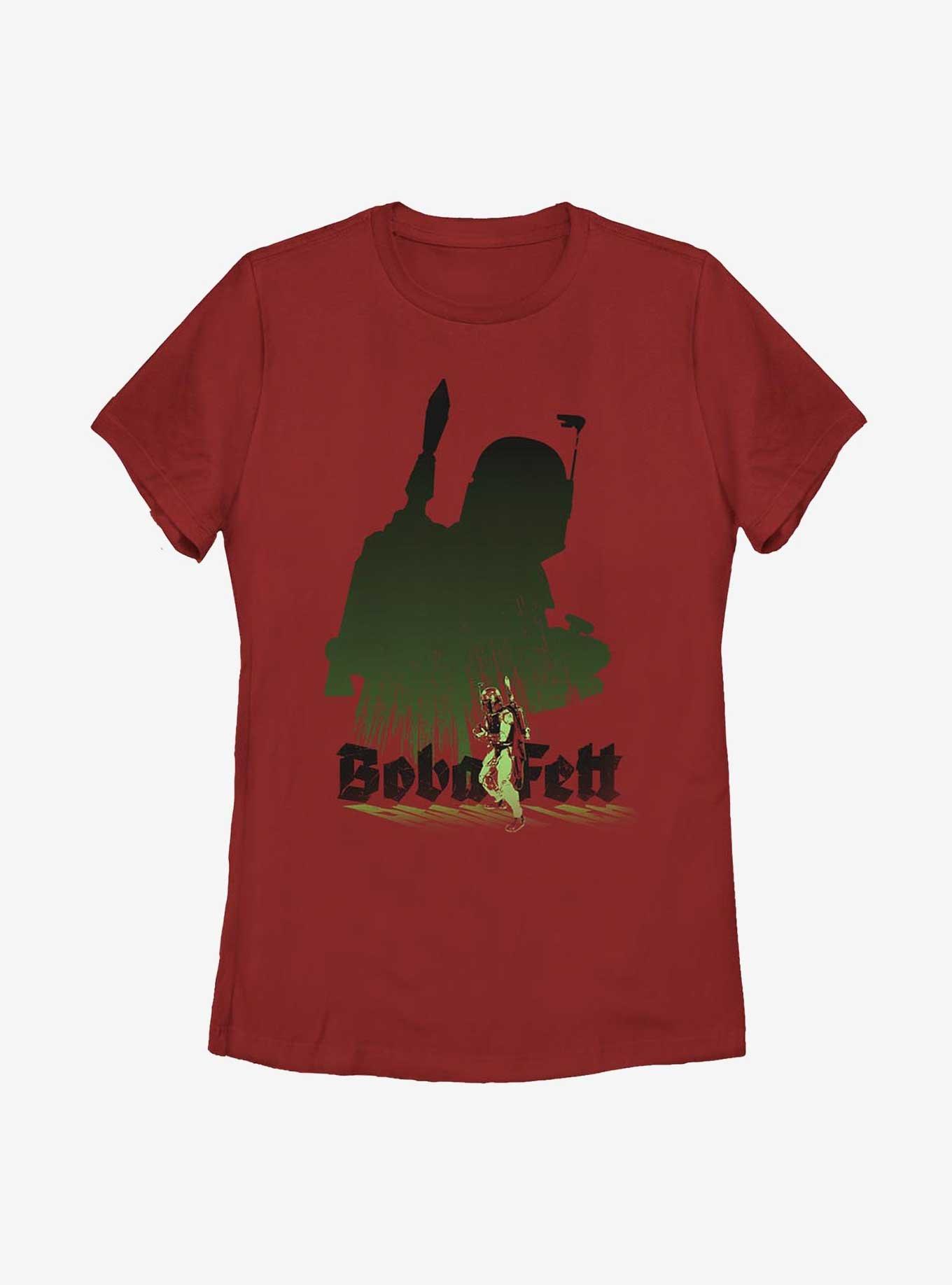 Star Wars Boba Fett Shadow Mimic Womens T-Shirt, , hi-res
