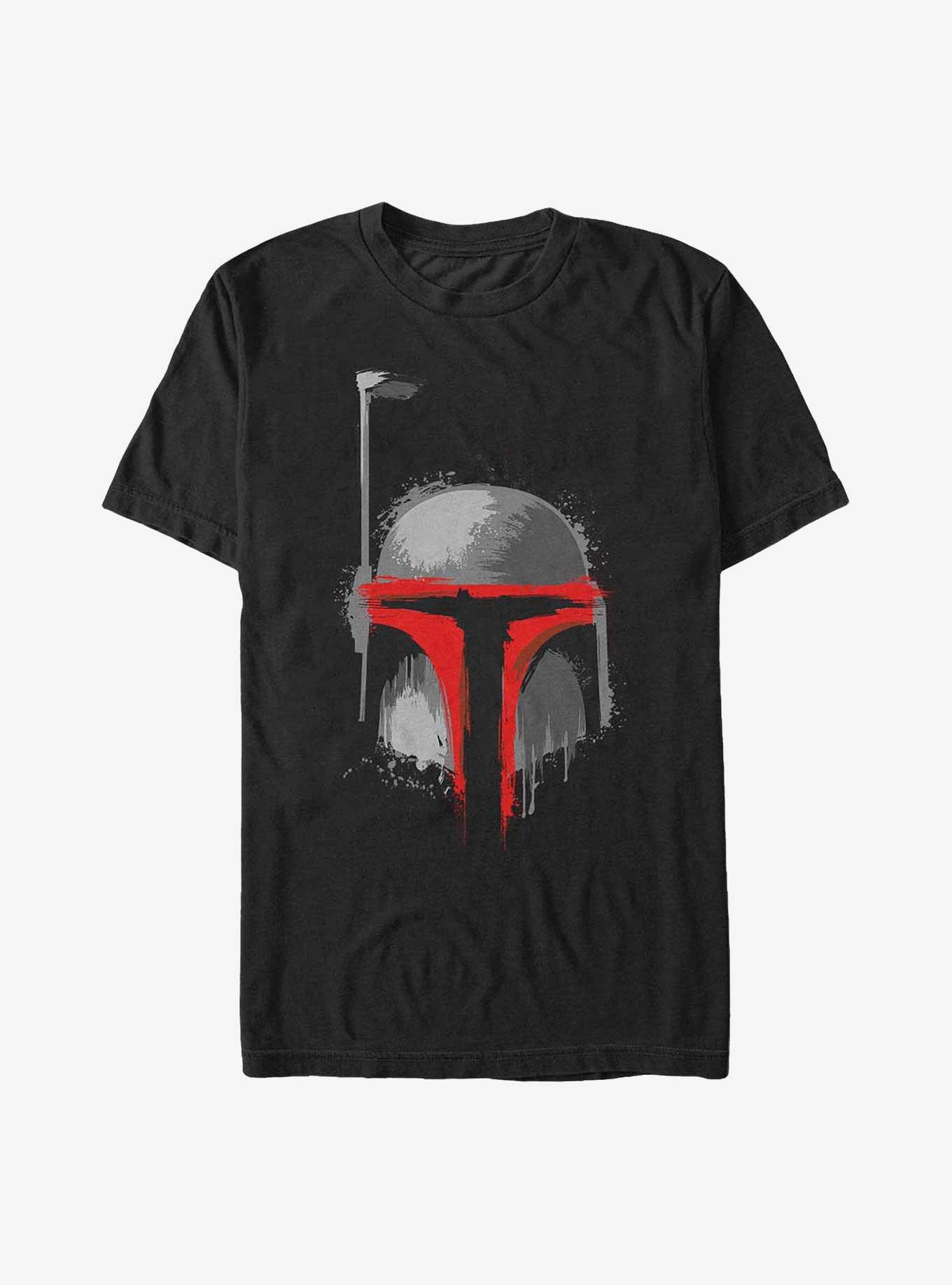 Star Wars Boba Fett Brush T-Shirt, BLACK, hi-res