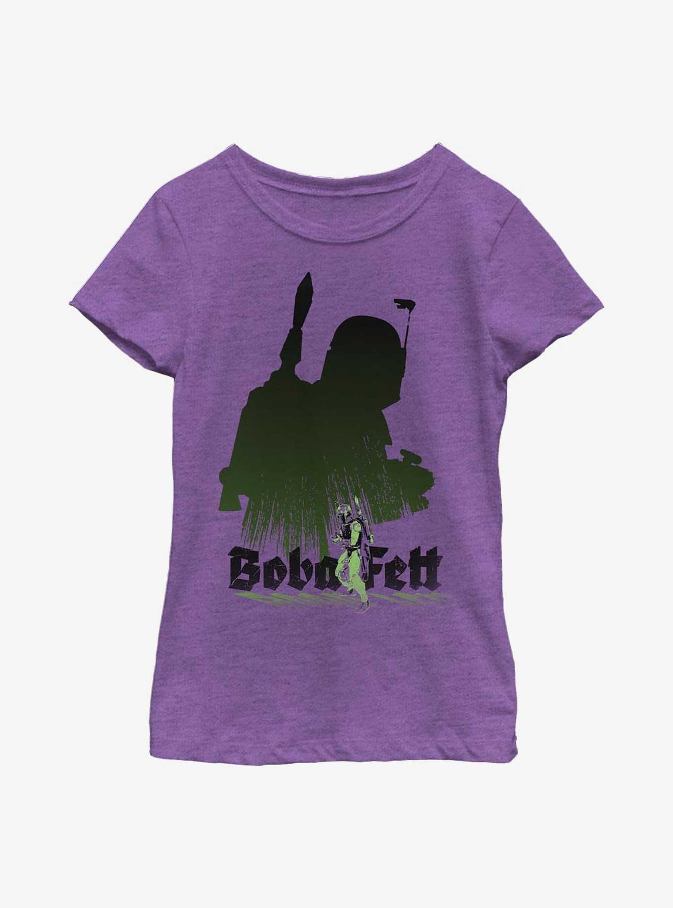 Star Wars Boba Fett Shadow Mimic Youth Girls T-Shirt, , hi-res