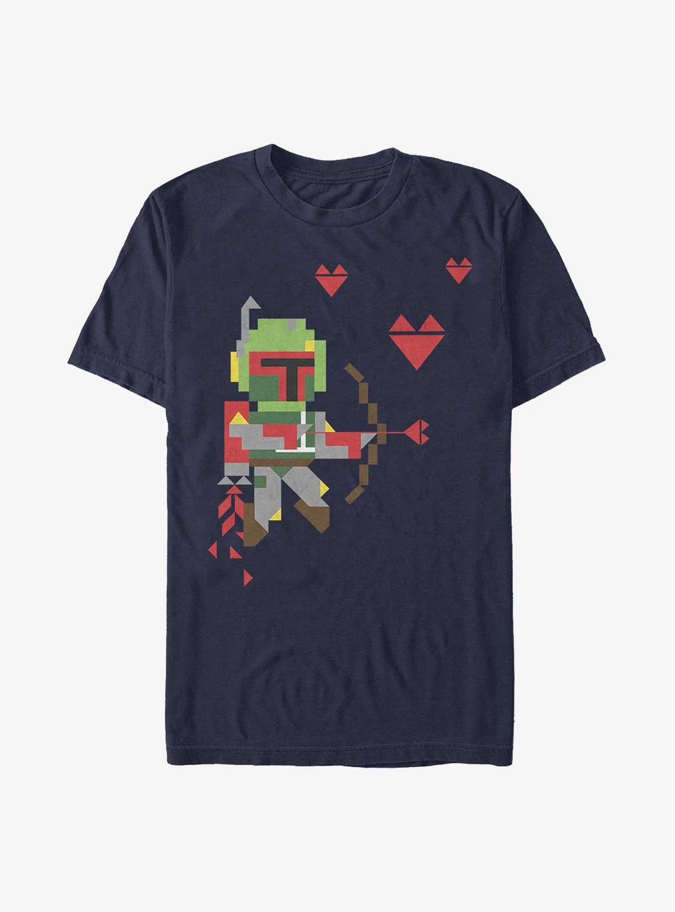 Star Wars Boba Fett Cupid Arrow T-Shirt, NAVY, hi-res