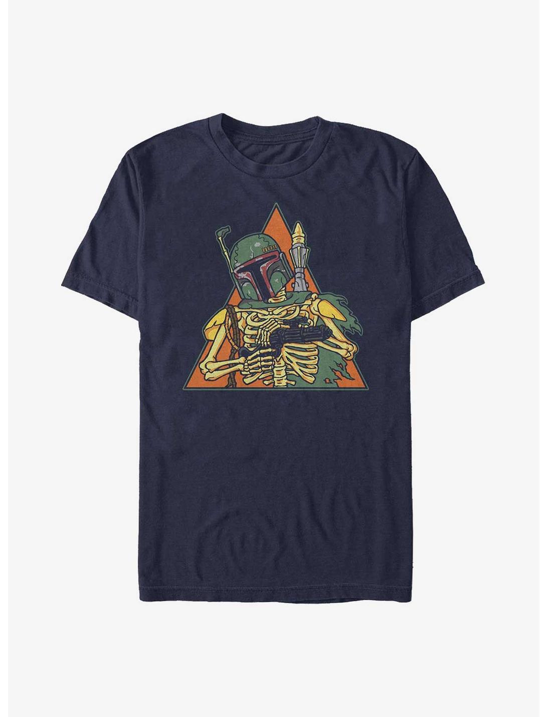 Star Wars Skeleton Boba Fett T-Shirt, NAVY, hi-res