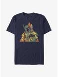 Star Wars Skeleton Boba Fett T-Shirt, NAVY, hi-res