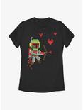 Star Wars Boba Fett Cupid Arrow Womens T-Shirt, BLACK, hi-res