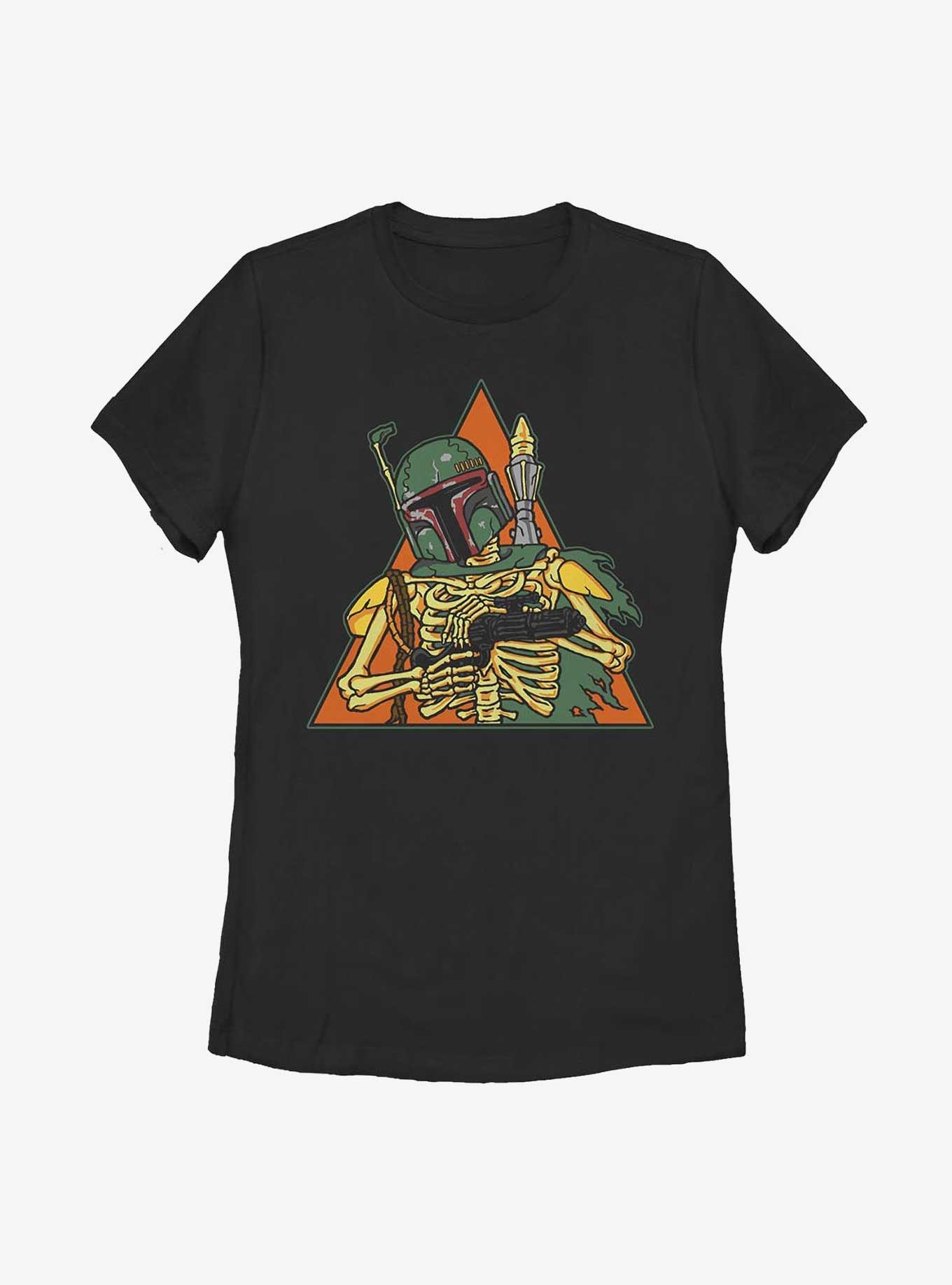 Star Wars Skeleton Boba Fett Womens T-Shirt, , hi-res