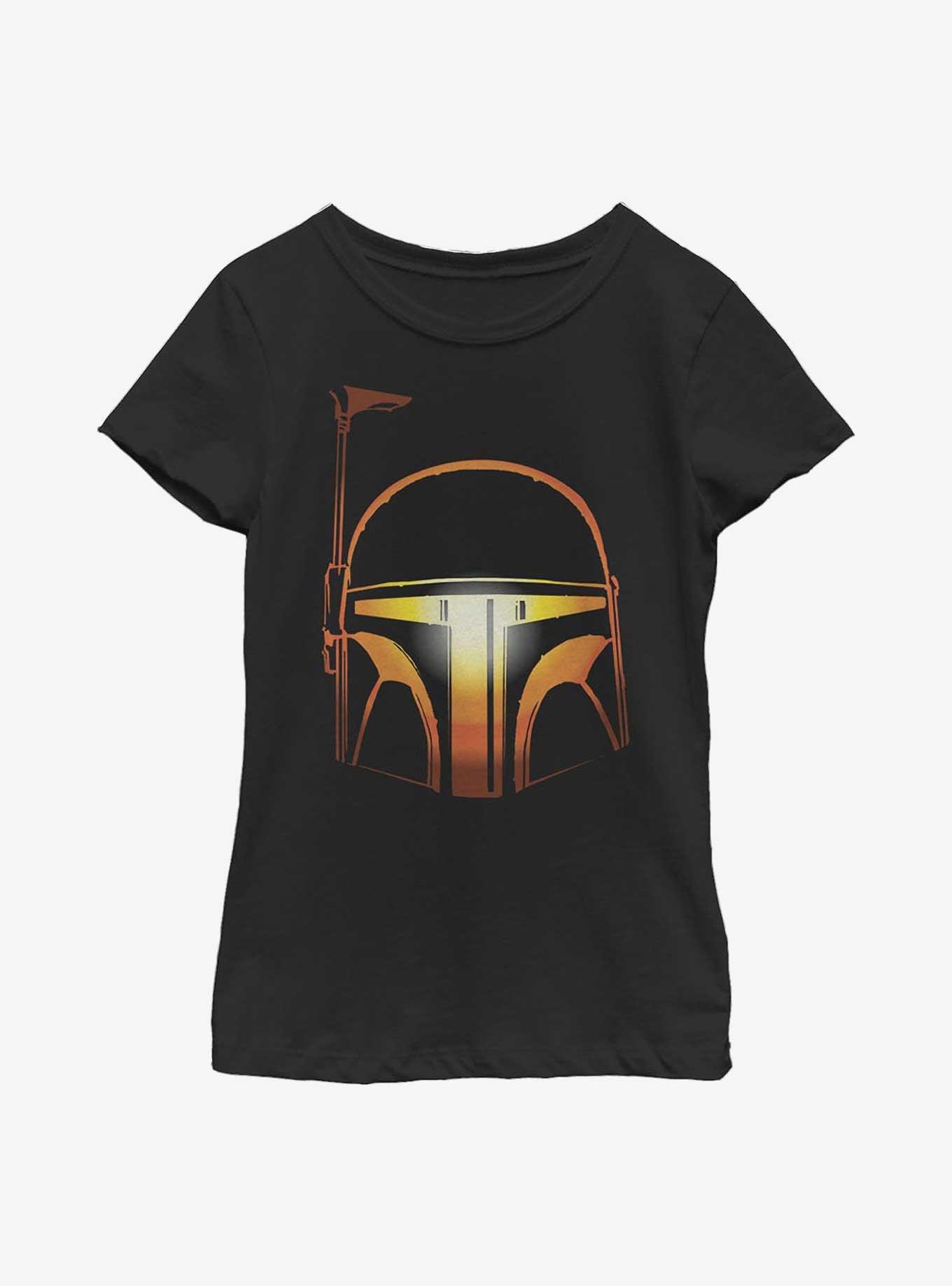 Star Wars Pumpkin Boba Fett Youth Girls T-Shirt, , hi-res