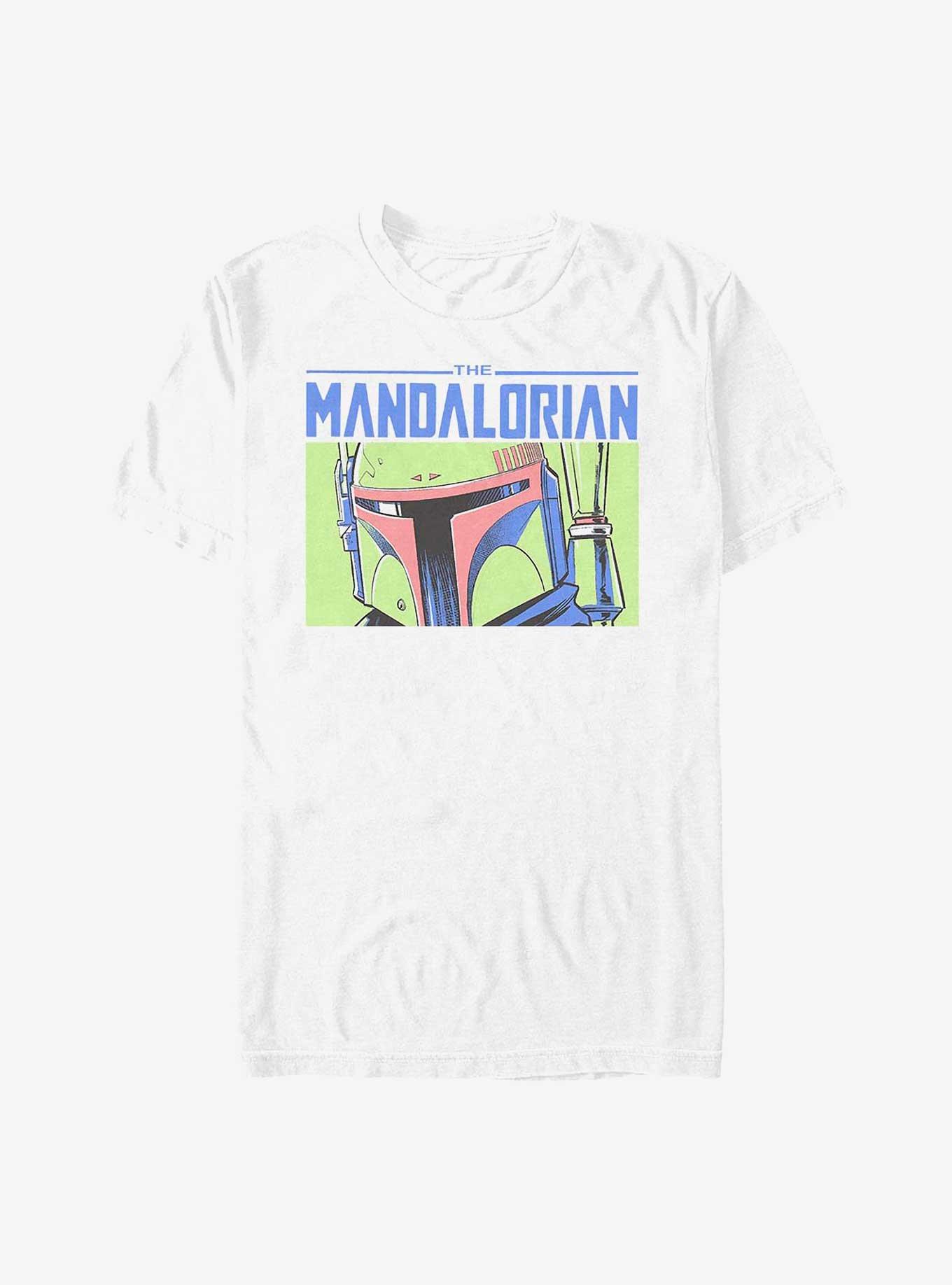Star Wars The Mandalorian Boba Fett Closeup T-Shirt