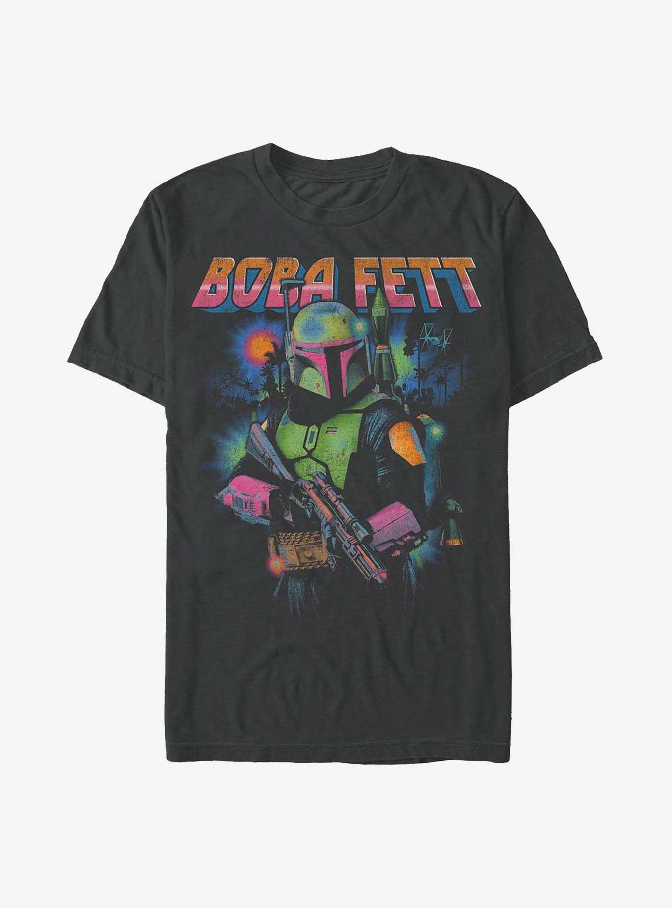 Star Wars The Mandalorian Boba Fett Glow T-Shirt, , hi-res