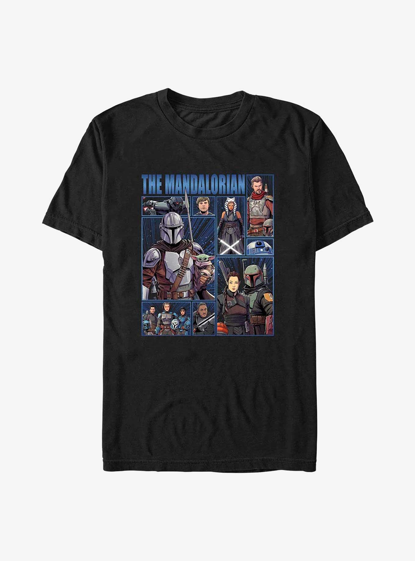 Star Wars The Mandalorian Cast Of Many T-Shirt, , hi-res