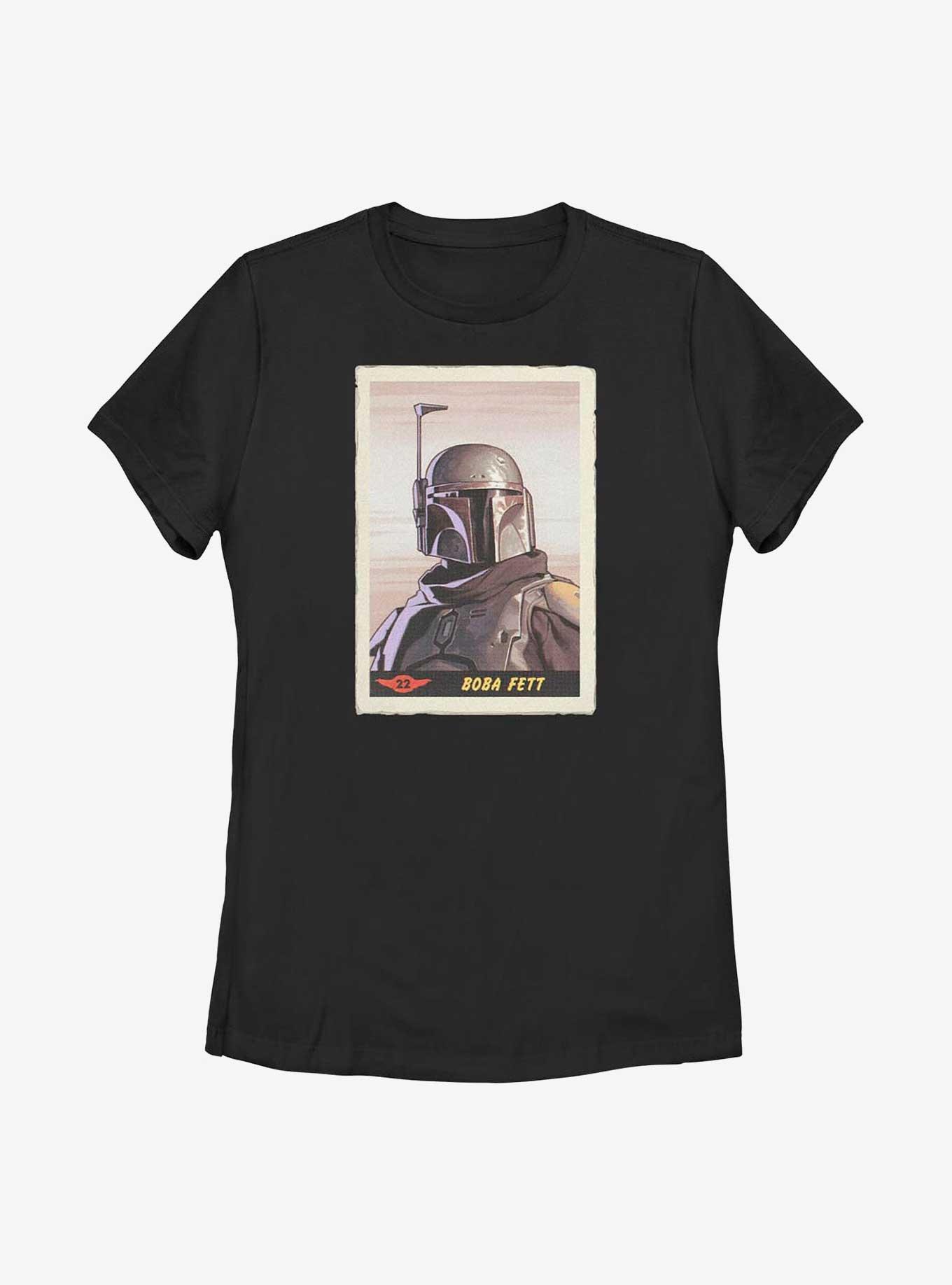 Star Wars The Mandalorian Fett Card Womens T-Shirt, , hi-res