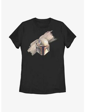 Star Wars The Mandalorian Boba Fett Helmet Womens T-Shirt, , hi-res