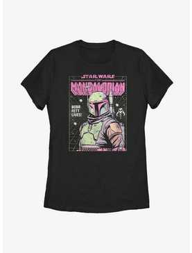 Star Wars The Mandalorian Neon Boba Fett Womens T-Shirt, , hi-res