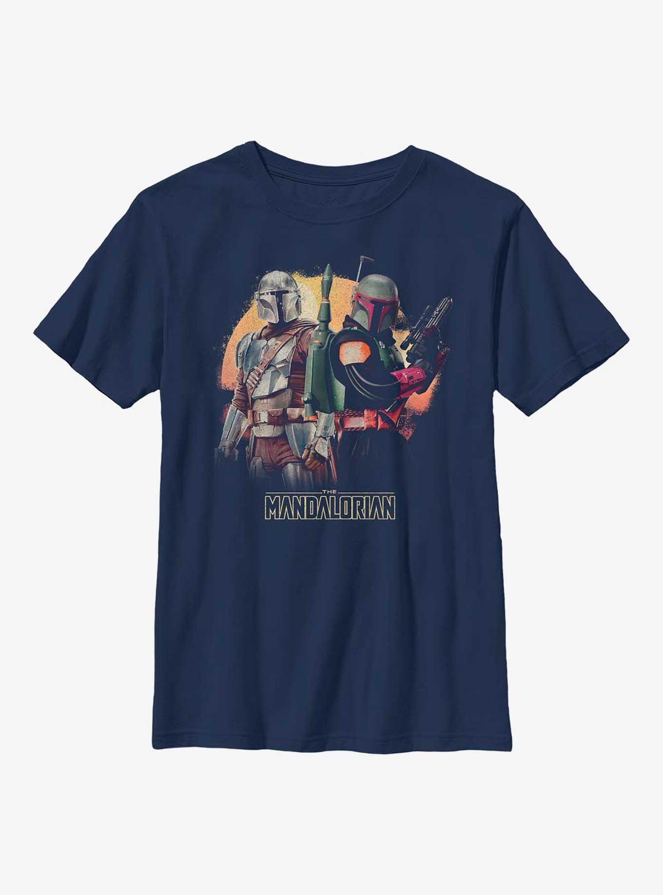 Star Wars The Mandalorian Boba Fett Need A Break Youth T-Shirt, NAVY, hi-res