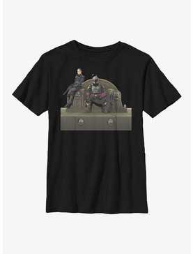 Star Wars The Mandalorian Throne Of Boba Fett Youth T-Shirt, , hi-res