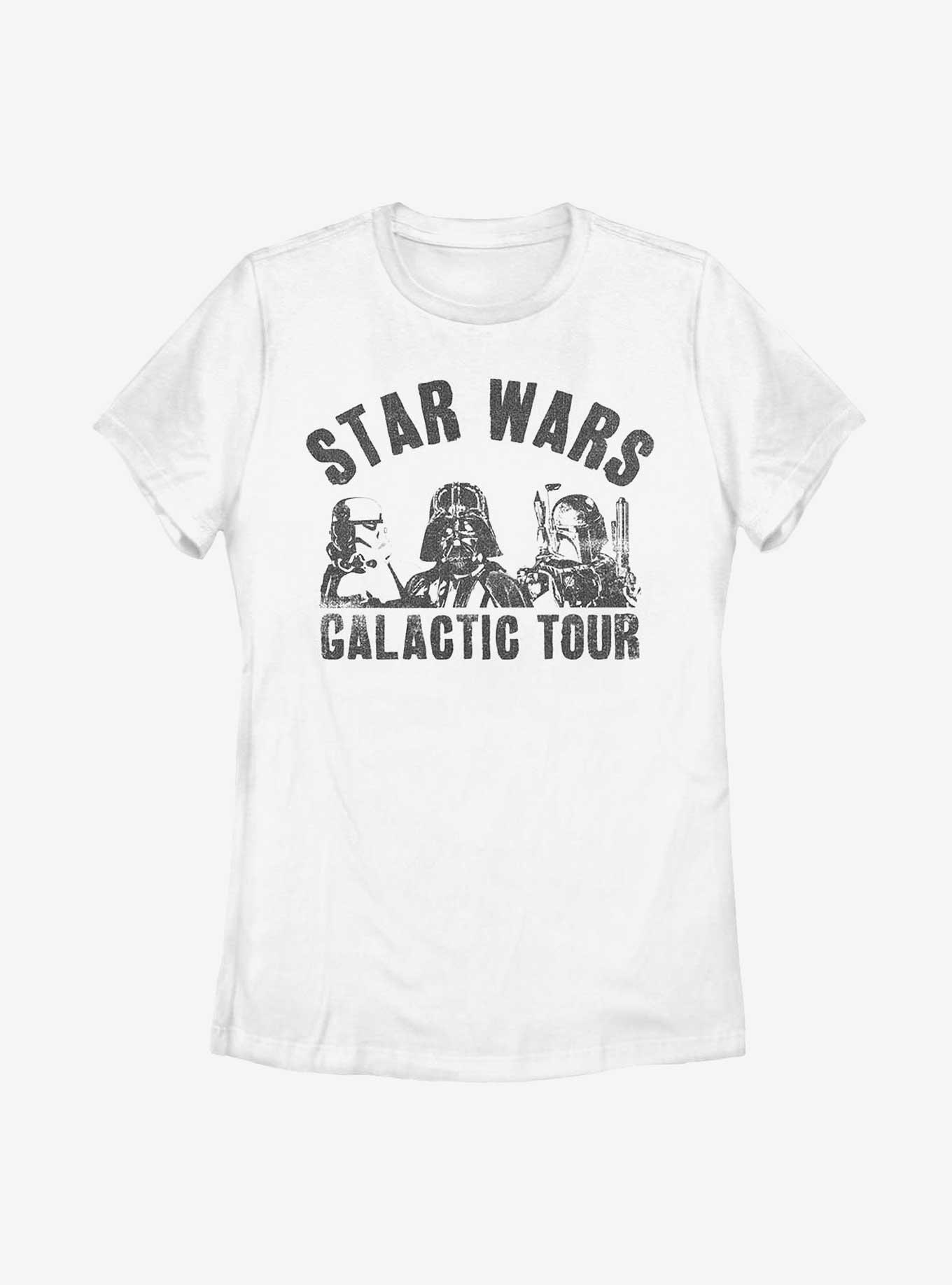 Star Wars Galactic Tour Trio Womens T-Shirt, WHITE, hi-res