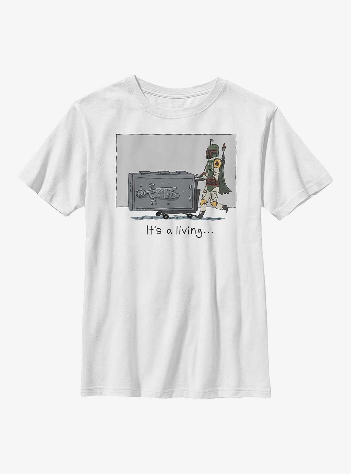 Star Wars Its A Living Youth T-Shirt, WHITE, hi-res