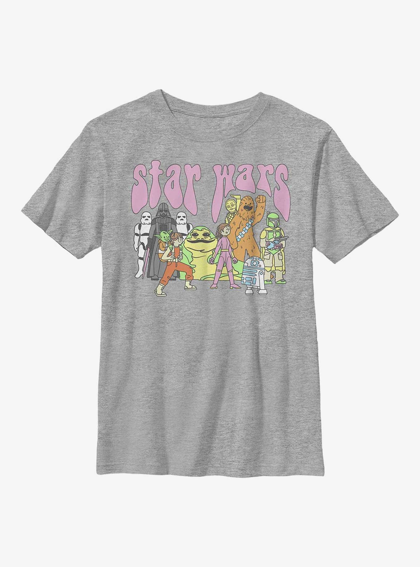 Star Wars Psychedelic Characters Youth T-Shirt, , hi-res