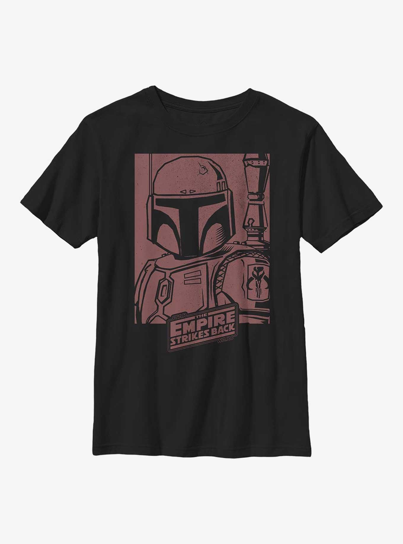 Star Wars Solid Boba Fett Youth T-Shirt, BLACK, hi-res