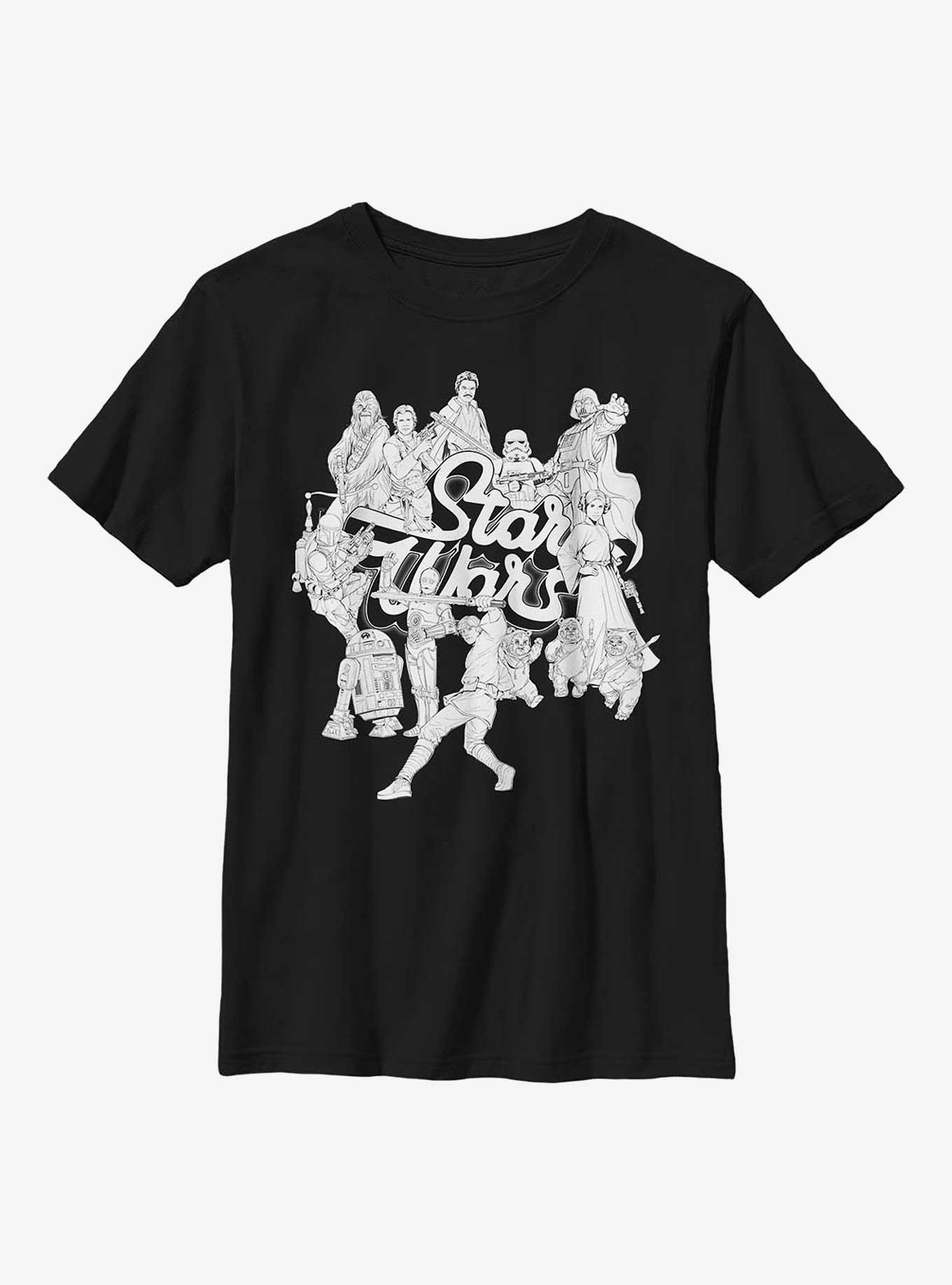 Star Wars Surrounded Logo Youth T-Shirt, , hi-res