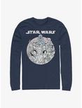Star Wars Simple Art Crew Long-Sleeve T-Shirt, NAVY, hi-res