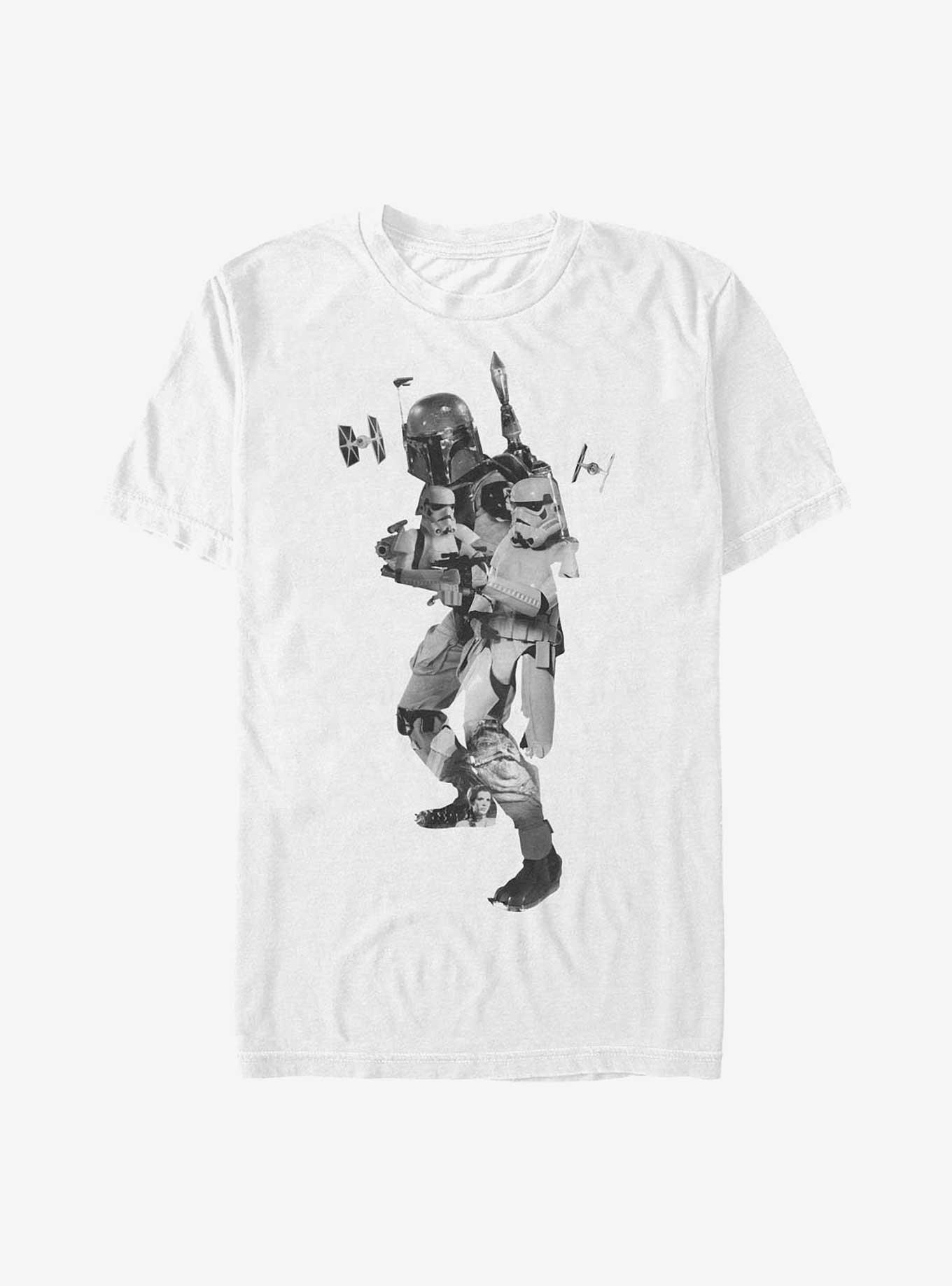 Star Wars Boba Fett Exposure T-Shirt, WHITE, hi-res