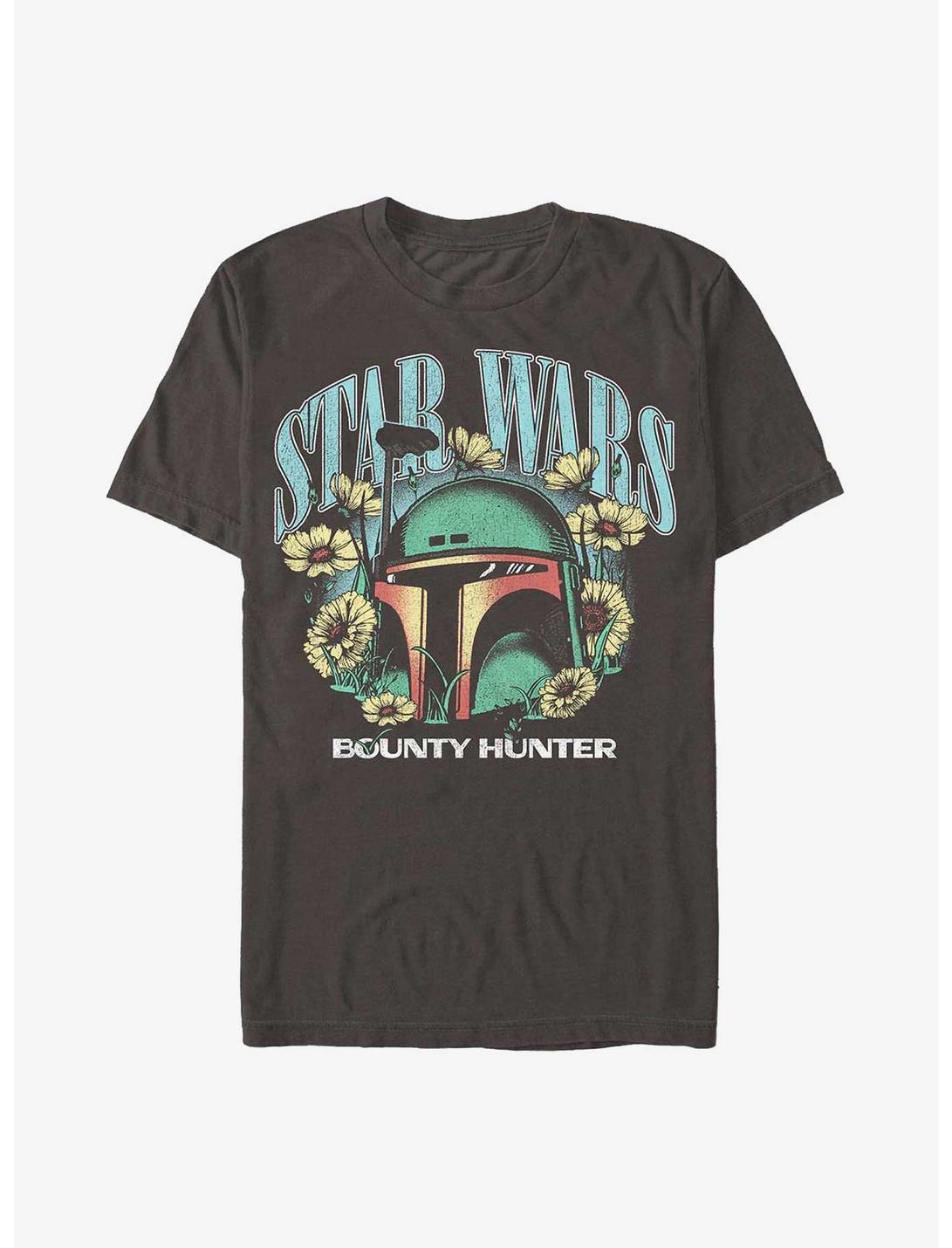 Star Wars Boba Fett Floral T-Shirt, CHARCOAL, hi-res