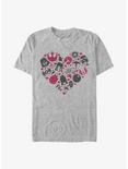 Star Wars Heart Icons T-Shirt, ATH HTR, hi-res