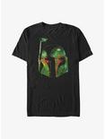 Star Wars Boba Fett Helmet Splash T-Shirt, BLACK, hi-res