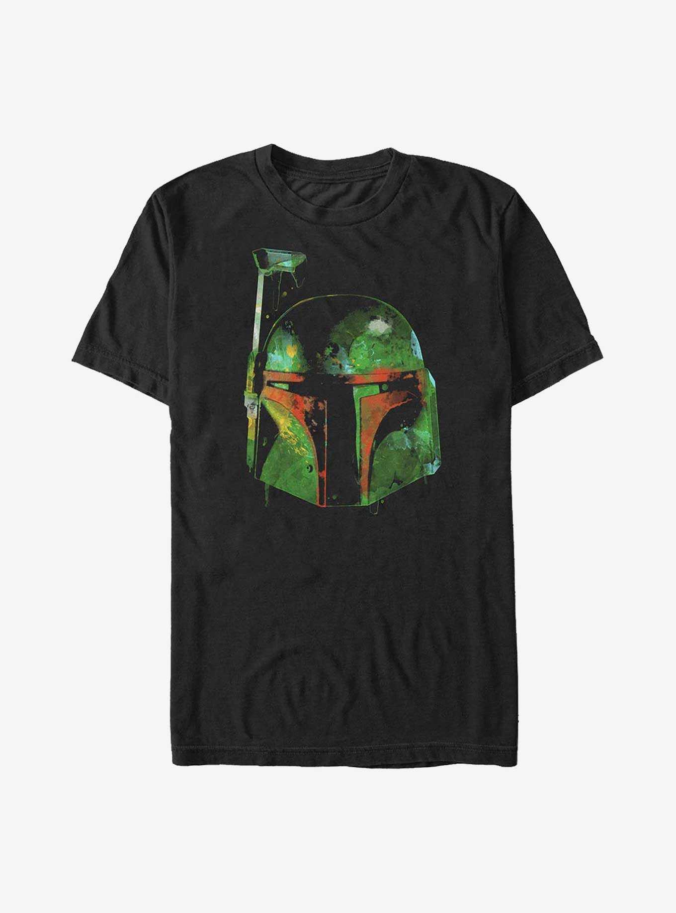 Star Wars Boba Fett Helmet Splash T-Shirt, , hi-res