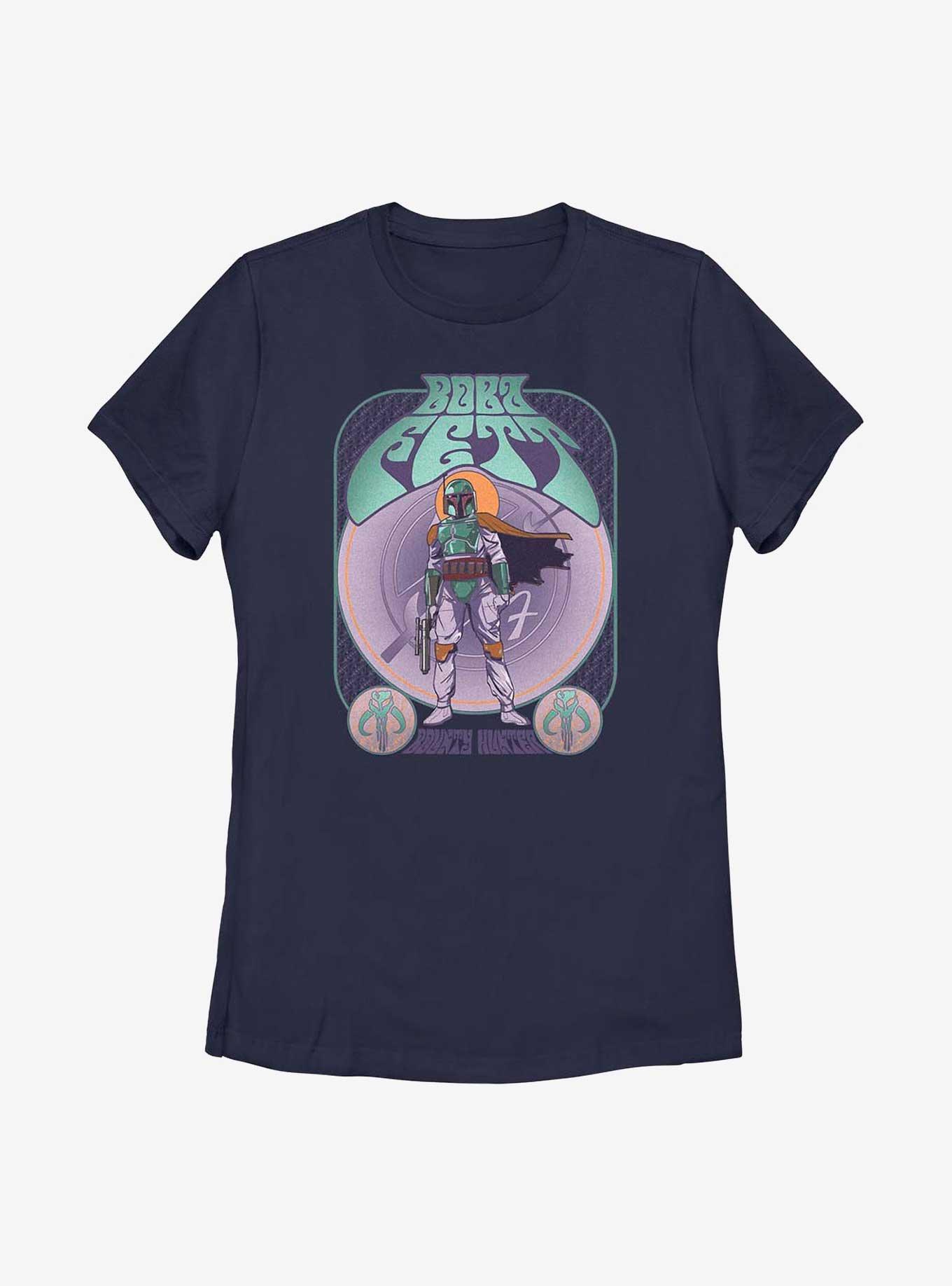 Star Wars Boba Fett Gig Womens T-Shirt, NAVY, hi-res