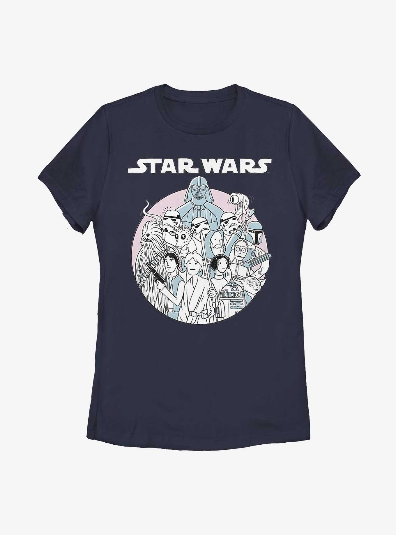 Star Wars Simple Art Crew Womens T-Shirt, , hi-res