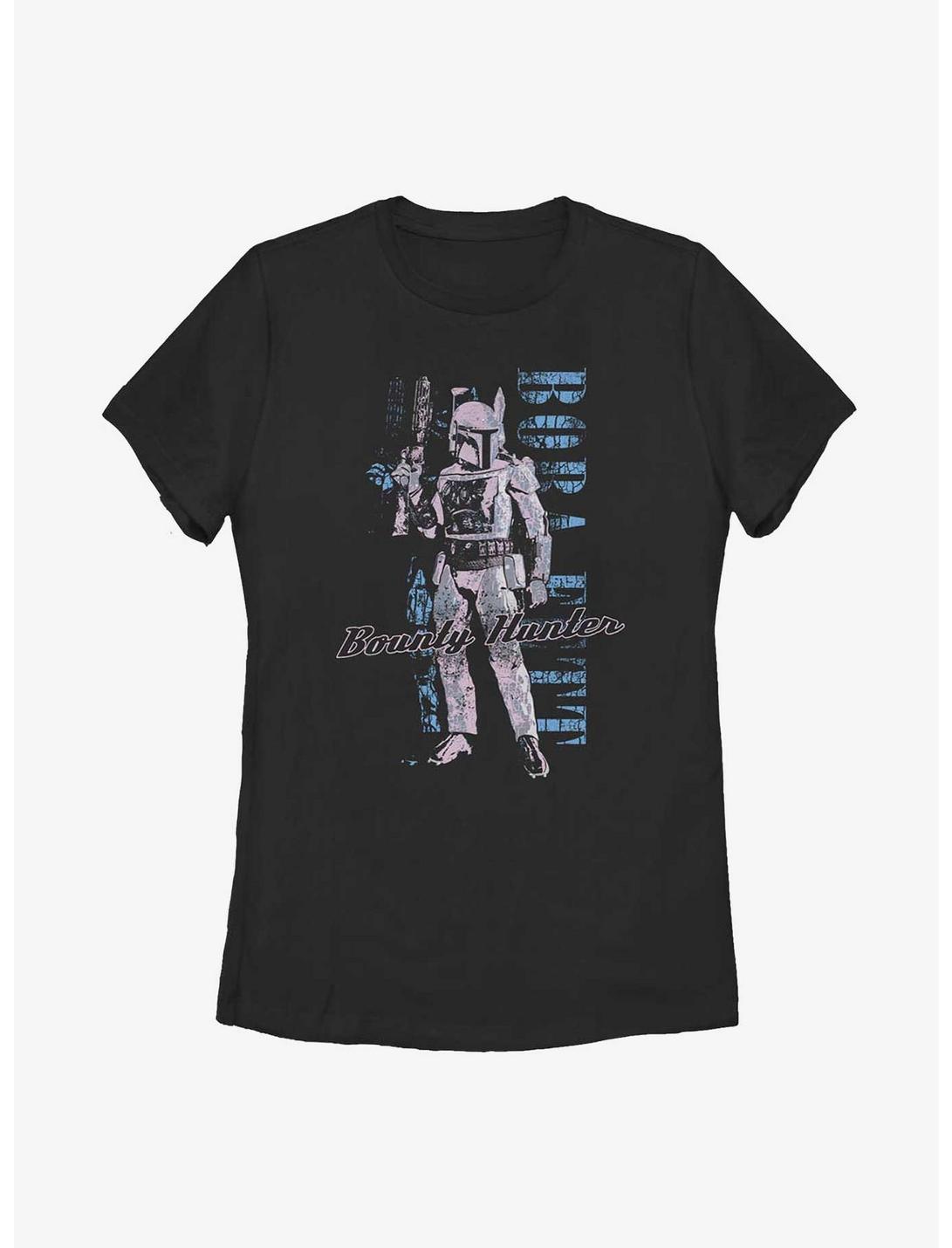 Star Wars Distressed Boba Fett Womens T-Shirt, BLACK, hi-res