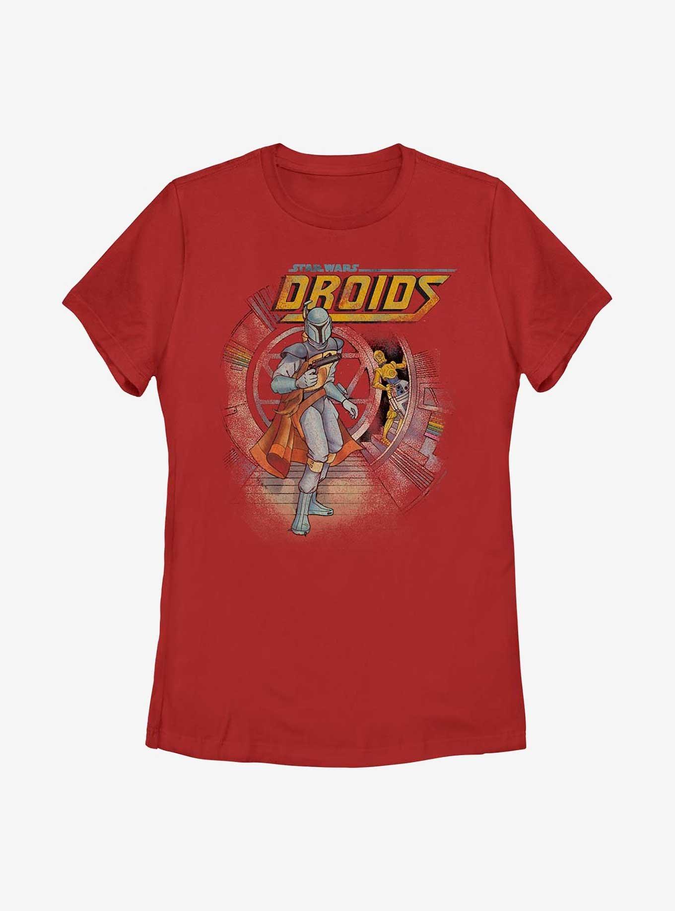 Star Wars Boba Fett Droids Womens T-Shirt, , hi-res