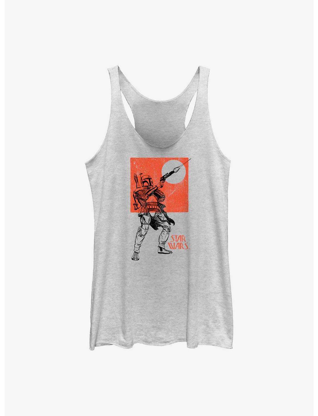 Star Wars High Noon Womens Tank Top, WHITE HTR, hi-res