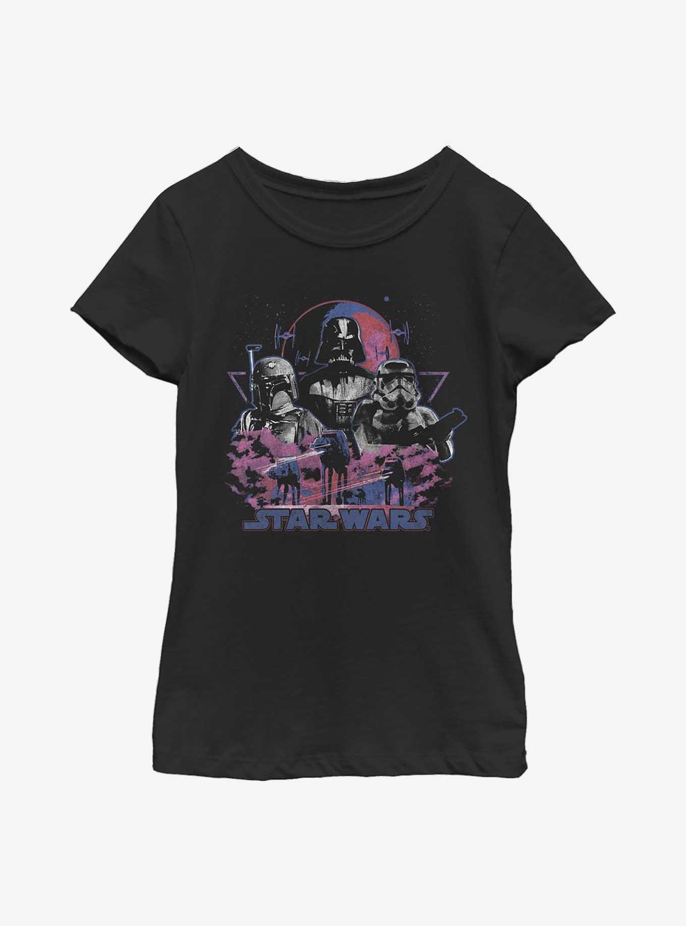 Star Wars The Empire Strikes Back Vintage Youth Girls T-Shirt, , hi-res