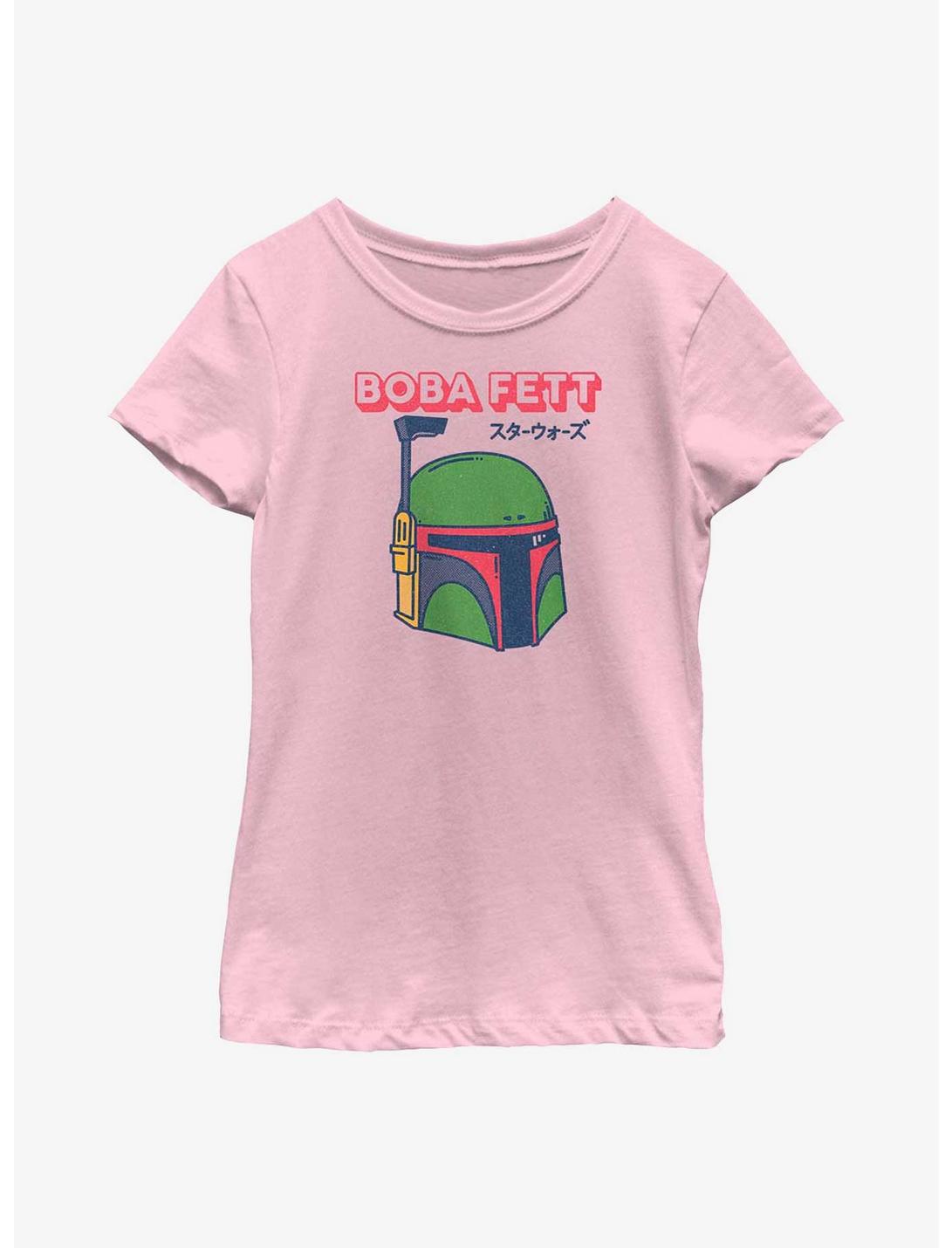Star Wars Hunters Helm Boba Fett Youth Girls T-Shirt, PINK, hi-res
