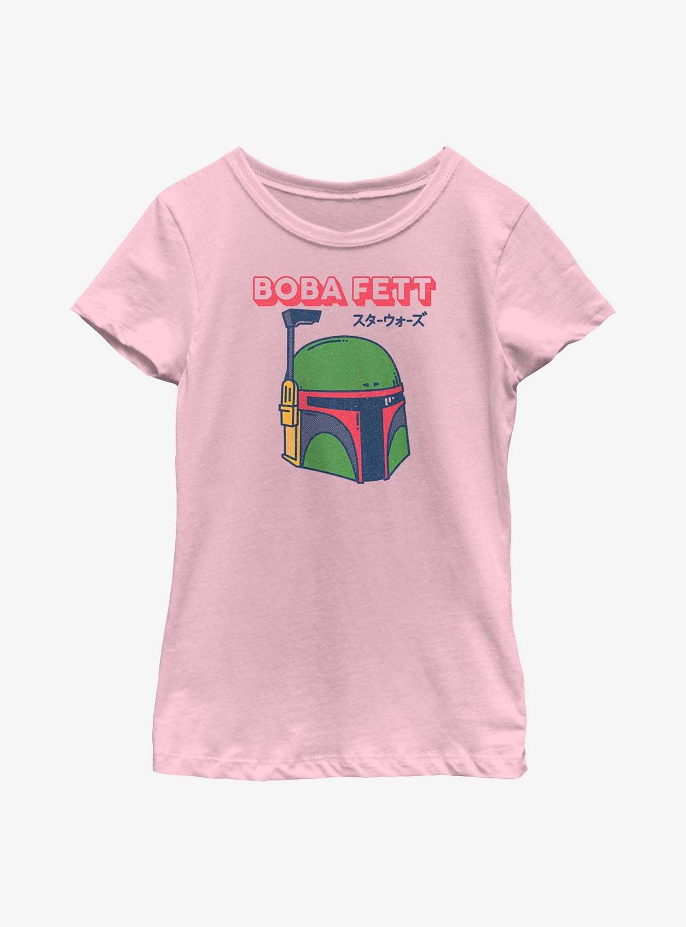 Star Wars Hunters Helm Boba Fett Youth Girls T-Shirt, , hi-res