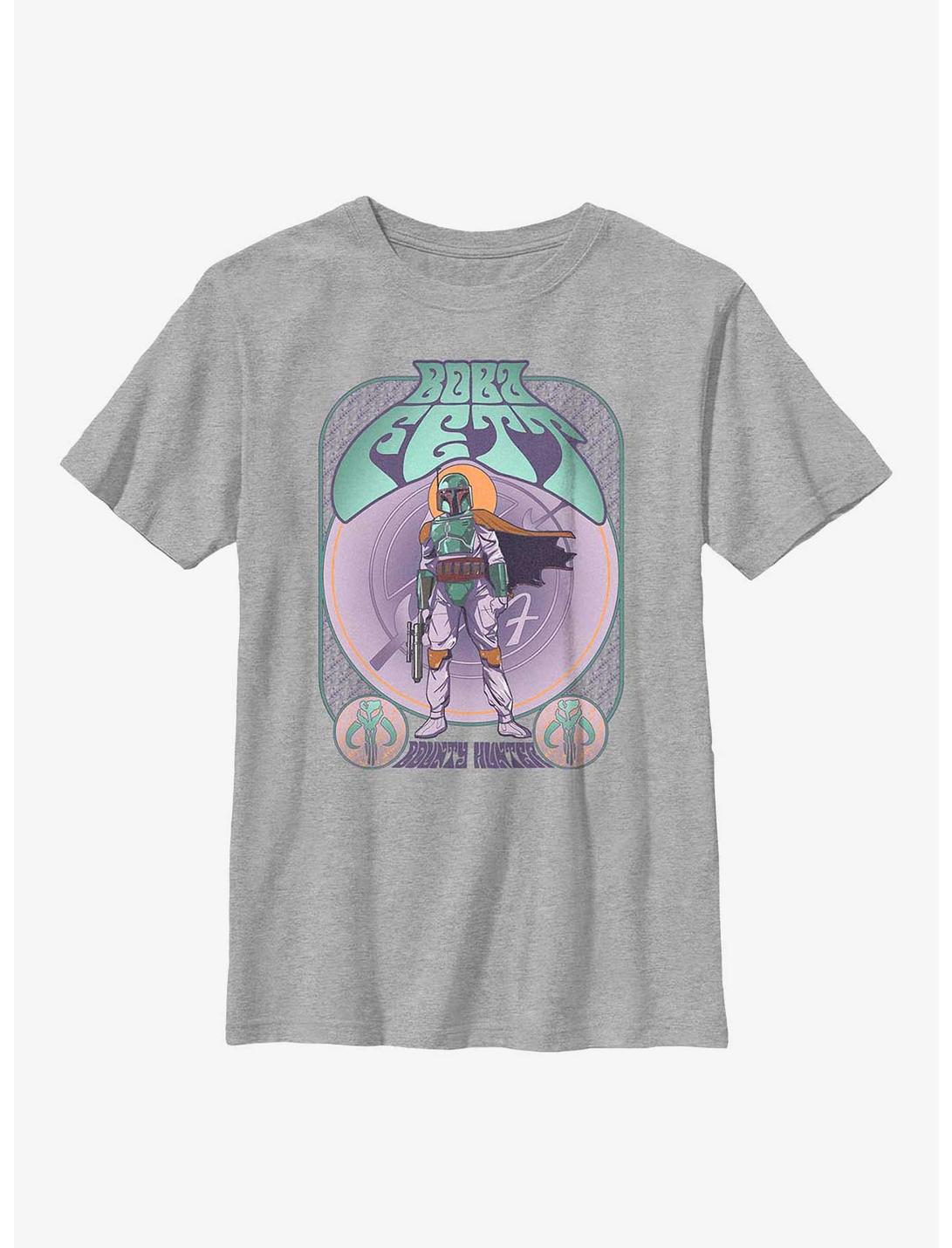 Star Wars Boba Fett Gig Youth T-Shirt, ATH HTR, hi-res