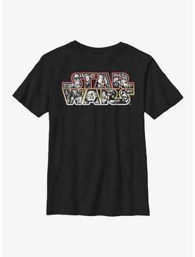 Star Wars Comic Logo Fill Youth T-Shirt, , hi-res