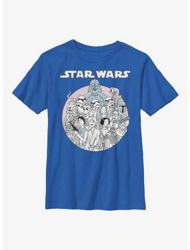 Plus Size Star Wars Simple Art Crew Youth T-Shirt, , hi-res