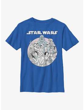 Star Wars Simple Art Crew Youth T-Shirt, , hi-res