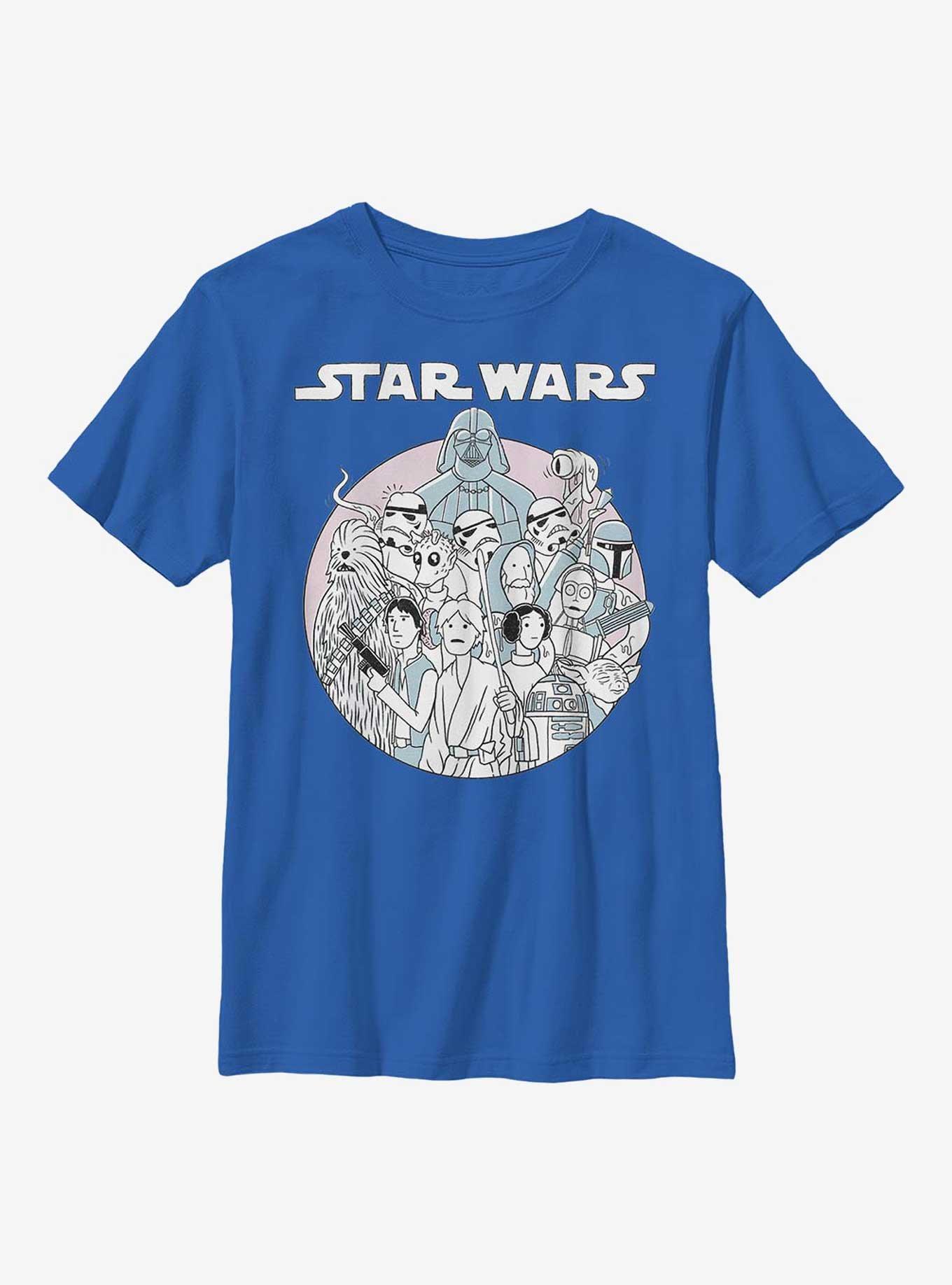 Star Wars Simple Art Crew Youth T-Shirt, , hi-res