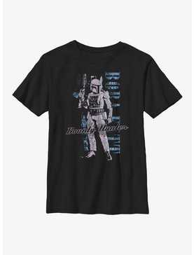 Star Wars Distressed Boba Fett Youth T-Shirt, , hi-res