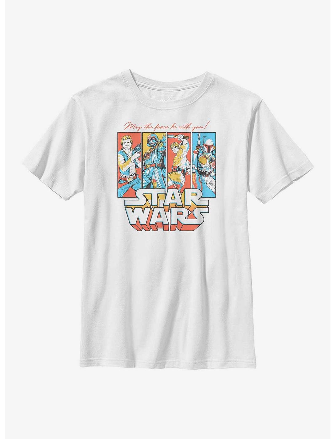 Star Wars Pop Culture Crew Youth T-Shirt, WHITE, hi-res
