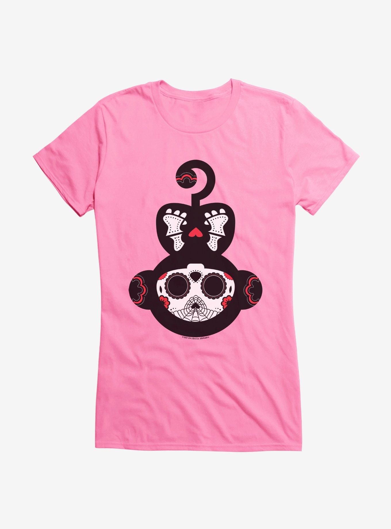 Skelanimals Day of the Dead Marcy Girls T-Shirt, CHARITY PINK, hi-res