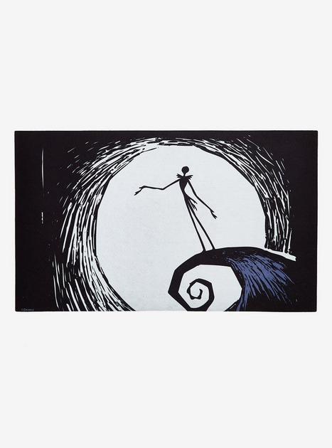 Disney The Nightmare Before Christmas Jack Spiral Hill Doormat | BoxLunch